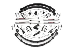 Jeep Wrangler Suspension Lift Kit - Rough Country - 6 Inch Lift Kit + N2-Series + N3 Shock Absorbers - '87-'95